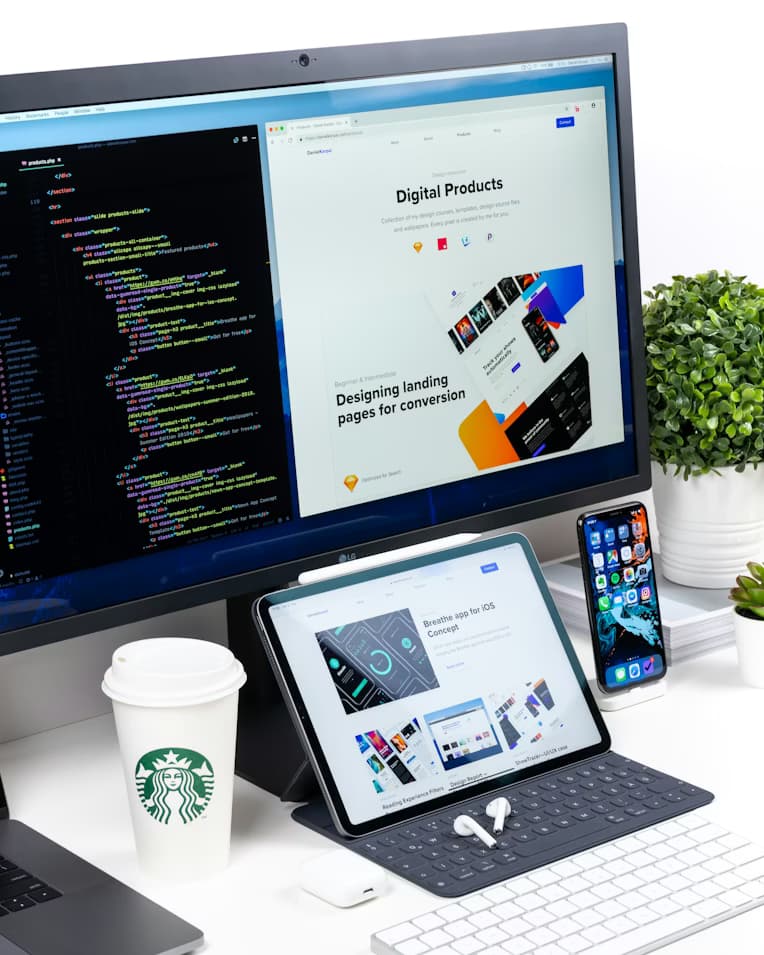 Visuel du service Conception de sites web (vitrines & corporatifs)